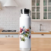 Modernes Blumenzeitalter Trinkflasche
