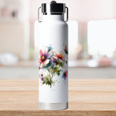 Modernes Blumenzeitalter Trinkflasche