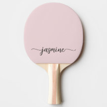 Modernes Blush Pink Individuelle Name Signature Sc