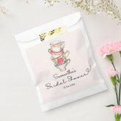 Modernes Blush Tee Party Brautparty Geschenktütchen (Versiegelt)