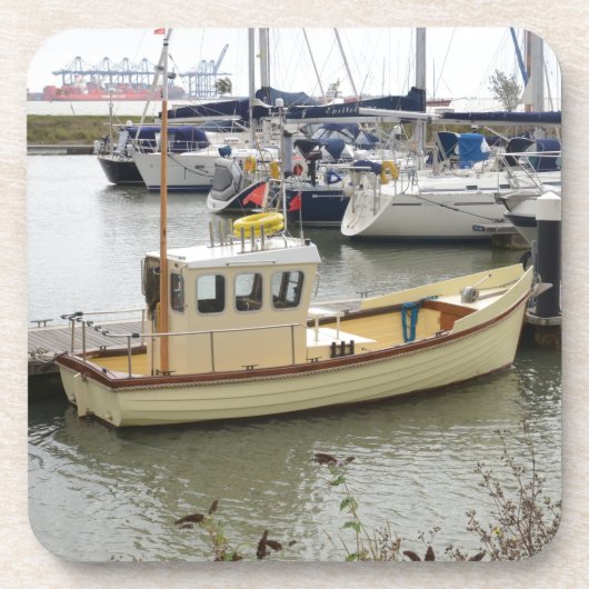 Modernes Boat Traditioneller Stil Untersetzer (Vorderseite)