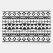 Modernes Bohemisches Aztec-Motiv Geschenkpapier Set (Vorderseite)