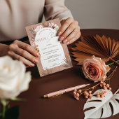 Modernes, Bohemisches Brautparty Einladung