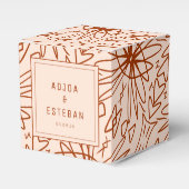 Modernes Bohemisches künstlerisches Zeichn Geschenkschachtel (Vorderseite)