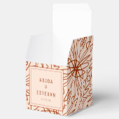 Modernes Bohemisches künstlerisches Zeichn Geschenkschachtel (Geöffnet)