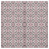 Modernes Bohemisches Schwarz-Rosa-Kat-Muster Stoff (Muster)