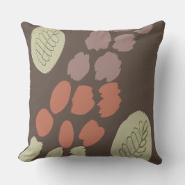 Modernes Boho Abstrakt Giraffe Bio Collage Kissen