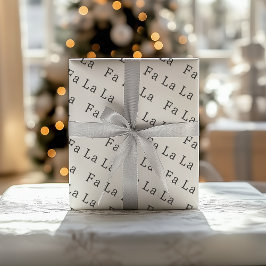 Modernes Boho Anpassbare Weihnachtszeit Geschenkpapier Set