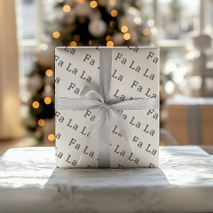 Modernes Boho Anpassbare Weihnachtszeit Geschenkpapier Set