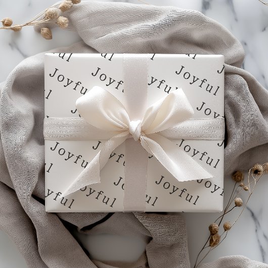 Modernes Boho Anpassbare Weihnachtszeit Geschenkpapier Set