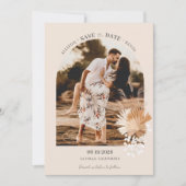 Modernes Boho Arch Foto Minimalistisch Hochzeit Save The Date (Vorderseite)