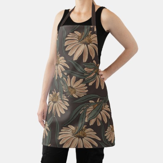 Modernes Boho-Blumenmuster Schürze (InSitu)