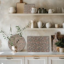 Modernes Boho Chic Wildblume Muster Cutting Board