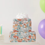 Modernes boho Christmas Wrapping Paper Geschenkpapier<br><div class="desc">Moderne Weihnachten</div>