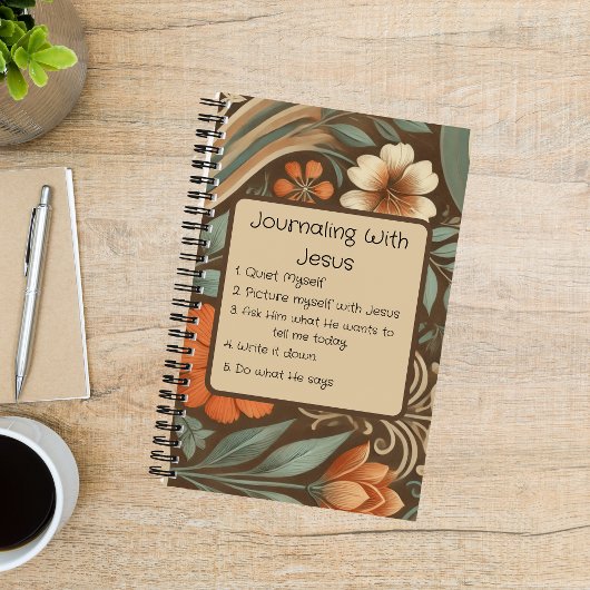 Modernes Boho-Design-Tagebuch Notizblock