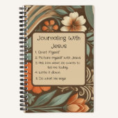 Modernes Boho-Design-Tagebuch Notizblock (Vorderseite)