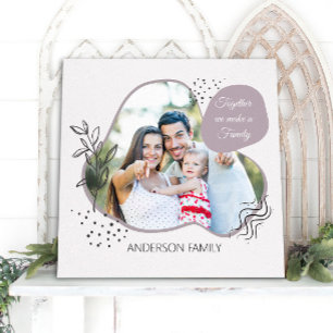 Modernes Boho FAMILY Foto Zeitgenössische Leinwand