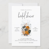 Modernes Boho Floral Parfüm Brunch Brautparty