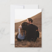 Modernes Boho Folk Wedding RSVP Details QR Code (Rückseite)