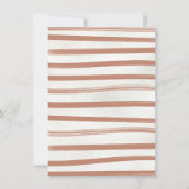 Modernes Boho Holiday Weihnachts-Party Zweigstelle Einladung (Rückseite)