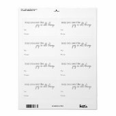 Modernes Boho Joy in allem, was rechteckiges Gesch (Vorne)