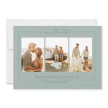 Modernes Boho Ocean Glass | 3 FOTO SAVE THE DATE