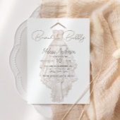 Modernes Boho Pink Elegantes Brautfest