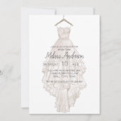 Modernes Boho Pink Elegantes Brautparty (Vorderseite)