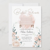 Modernes Boho Pink Elegantes Brautparty (Vorderseite)