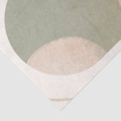 Modernes BOHO Rainbow Bio Geometric Decoupage Seidenpapier (Ausschnitt)