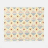 Modernes Boho Sun Fleece Throw Blanket (Vorderseite (Horizontal))