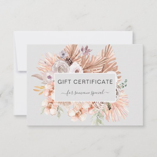 Modernes Boho Tropical Business (Vorderseite)