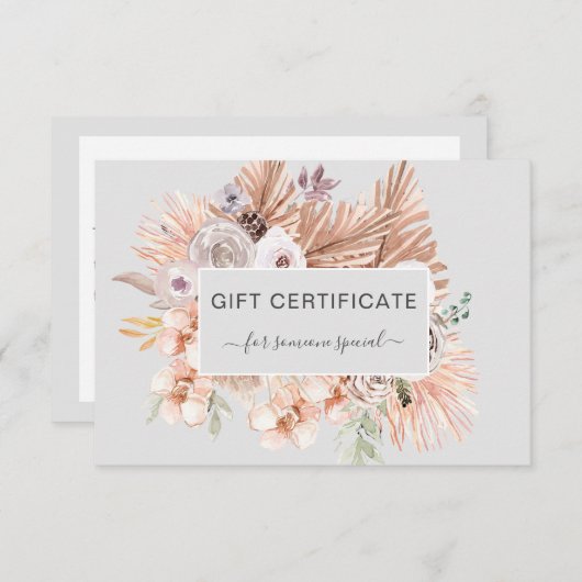 Modernes Boho Tropical Business (Vorne/Hinten)