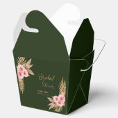 Modernes bohrosafarbenes Rosa Brautparty Nr. 2 Geschenkschachtel (Geöffnet)