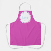 MODERNES BOLD PINK FARBGESCHÄFTSLOGO-UNTERNEHMEN SCHÜRZE (Vorderseite)