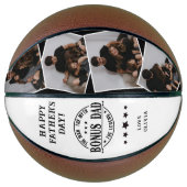Modernes Bonus Vater Angebot & 4x Foto Basketball (Vorderseite)