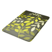 Modernes botanisches badematte (Schrägansicht)