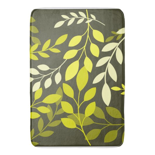 Modernes botanisches badematte (Vorderseite Vertikal)