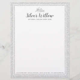 Modernes botanisches Blatt verzweigt sich