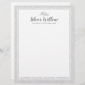 Modernes botanisches Blatt verzweigt sich (Vorne/Hinten)