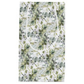 Modernes botanisches Blattgold Kleine Geschenktüte (Vorderseite)