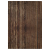 Modernes botanisches Blumenholz Klemmbrett (Rückseite)