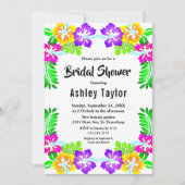 Modernes botanisches Brautparty Einladung (Vorderseite)