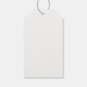 Modernes botanisches | Copper Look Vielen Dank Geschenkanhänger (Rückseite)