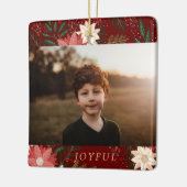 Modernes botanisches Foto nach Maß Keramikornament (Links)