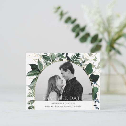 Modernes botanisches Gartengewölbe Foto Save the D (Stehend Vorderseite)