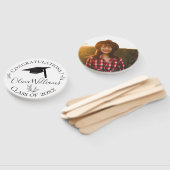 Modernes botanisches Graduiertenkap-Foto Fächer (Non-assembled)