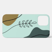 Modernes botanisches iPhone-Case Case-Mate iPhone Hülle (Rückseite (Horizontal))