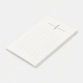 Modernes Botanisches Leaf I Post-it® Notes Post-it Klebezettel (angewinkelt)