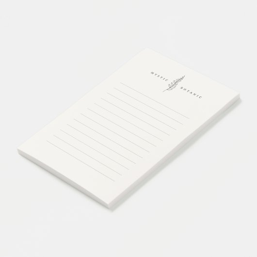 Modernes Botanisches Leaf I Post-it® Notes Post-it Klebezettel (angewinkelt)